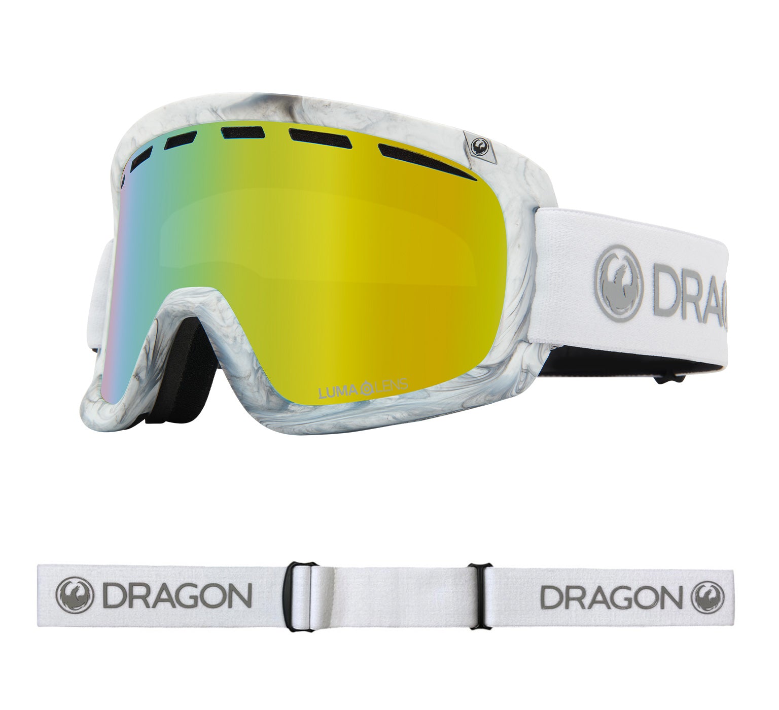 D1 OTG - Carrara with Lumalens Gold Ionized & Lumalens Amber Lens