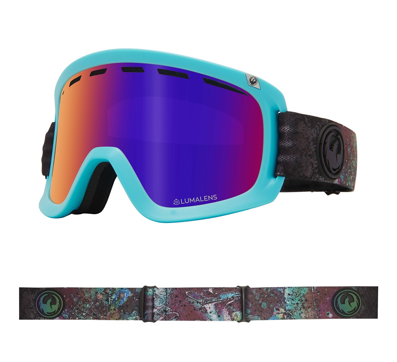 D1 OTG - Abalone with Lumalens Purple Ionized & Lumalens Amber Lens