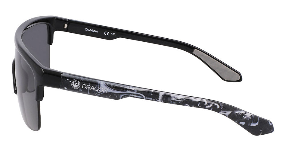 SLOTTED - Black/White Benchetler with Lumalens Smoke Lens