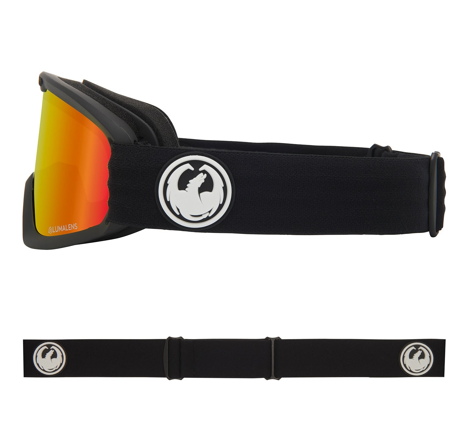 DX2 - Black with Lumalens Red Ionized & Lumalens Rose Lens