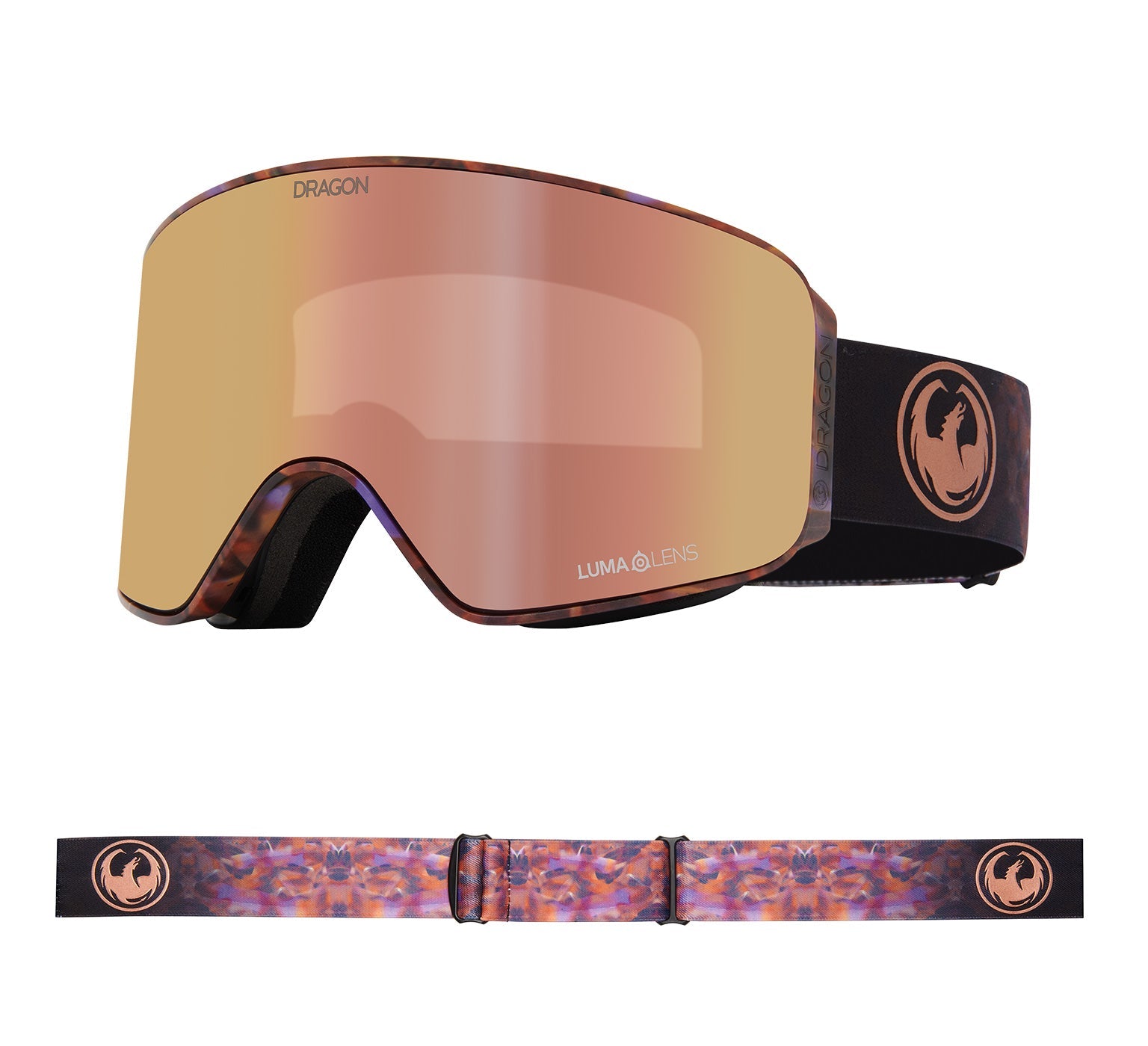 NFX MAG OTG - Amethyst with Lumalens Rose Gold Ionized & Lumalens Violet Lens