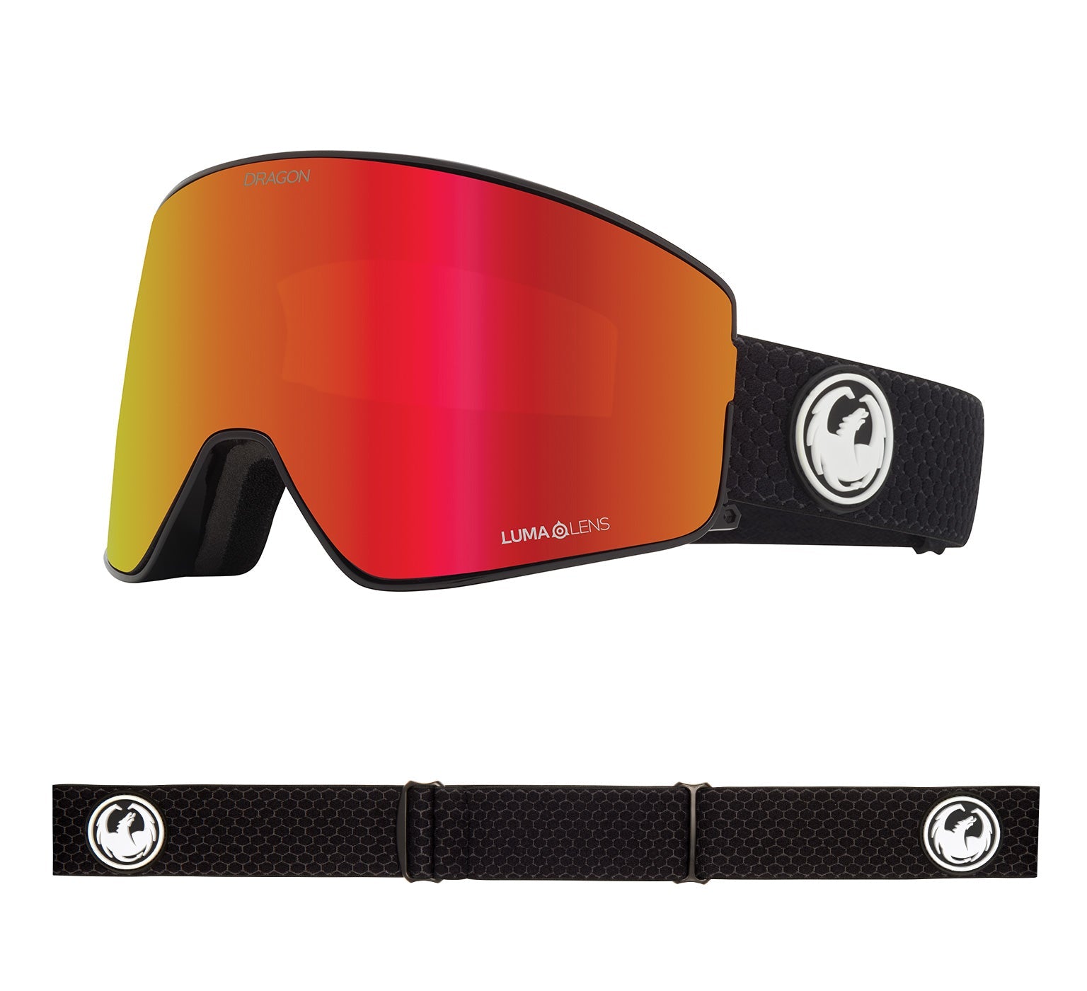 PXV2 - Split with Lumalens Red Ionized & Lumalens Light Rose Lens