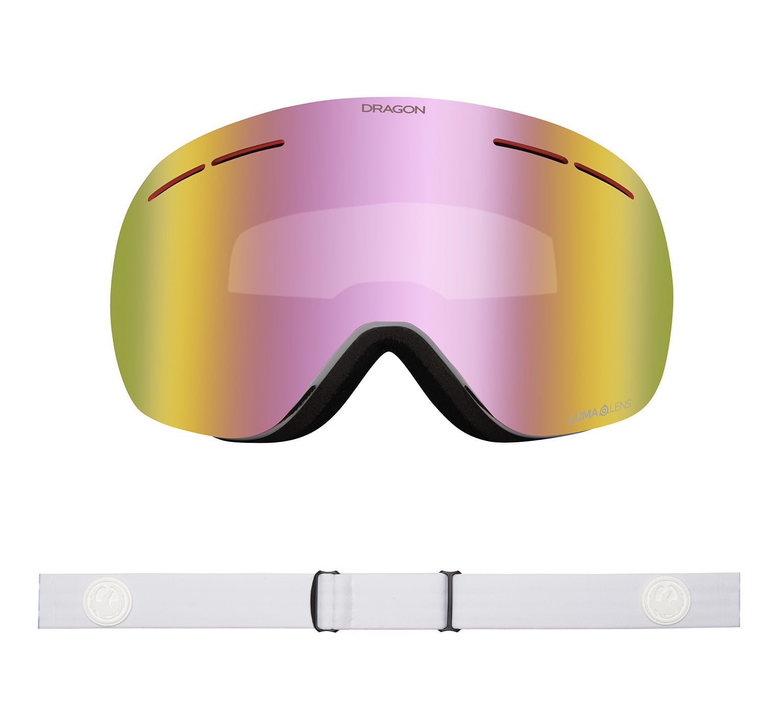 X1s - Whiteout with Lumalens Pink Ionized & Lumalens Dark Smoke Lens