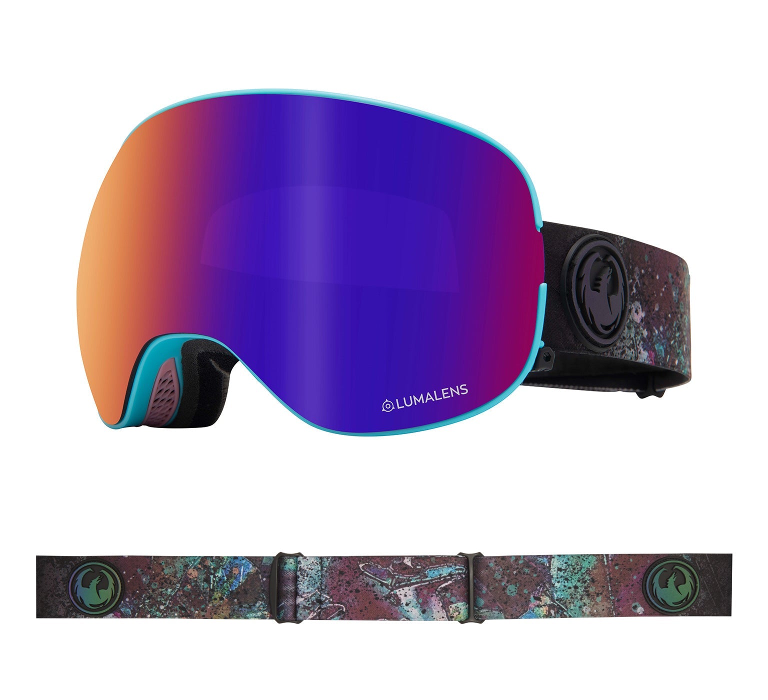 X2 - Abalone with Lumalens Purple Ionized & Lumalens Amber Lens
