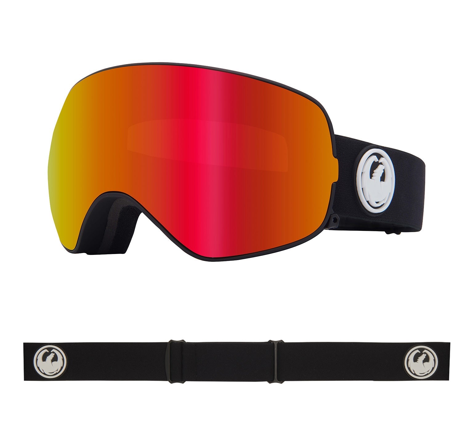 X2 - Black with Lumalens Red Ionized & Lumalens Rose Lens