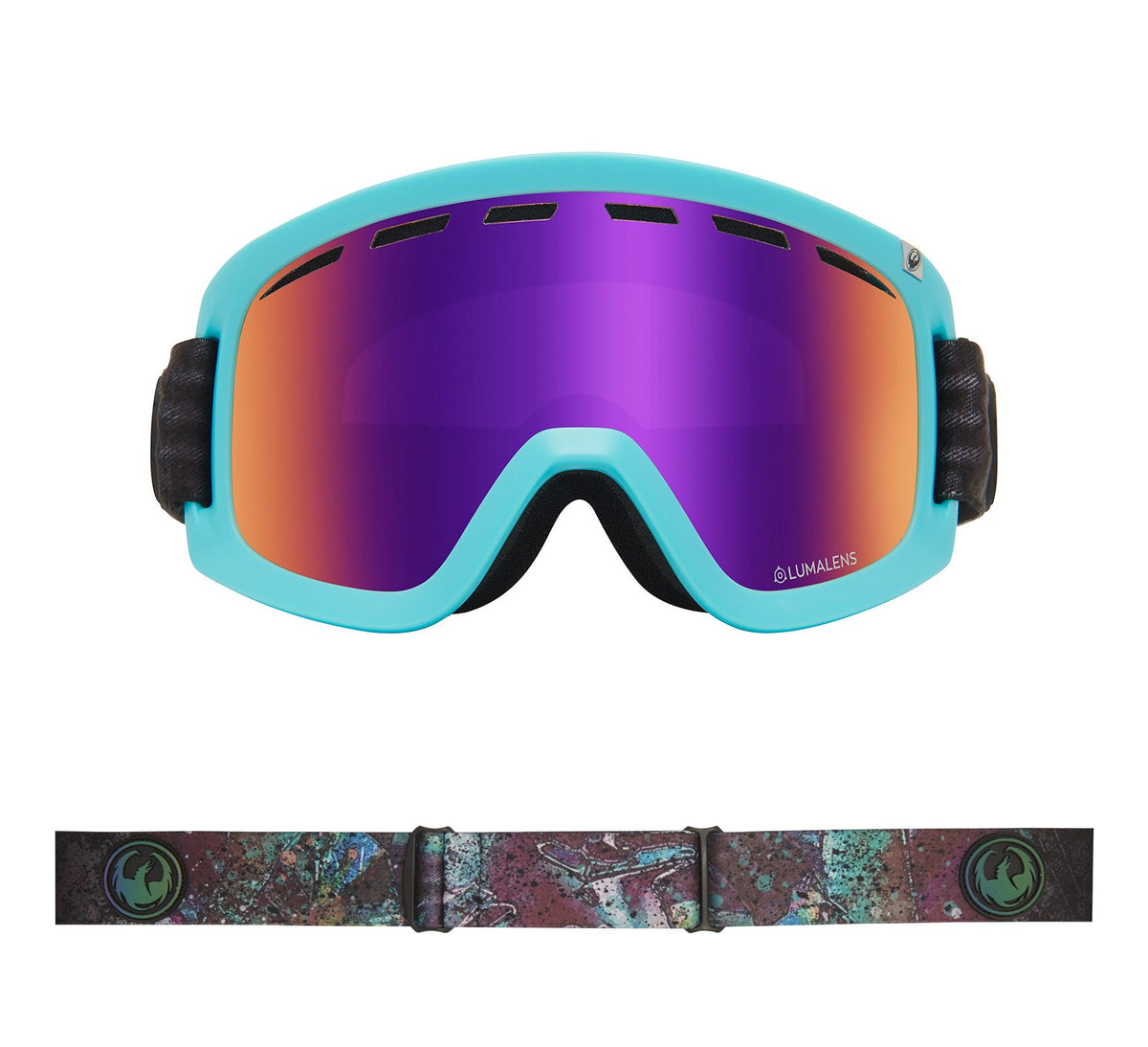 D1 OTG - Abalone with Lumalens Purple Ionized & Lumalens Amber Lens