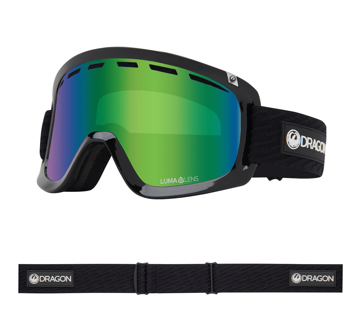 D1 OTG - Icon Green with Lumalens Green Ionized &amp; Lumalens Flash Blue Lens