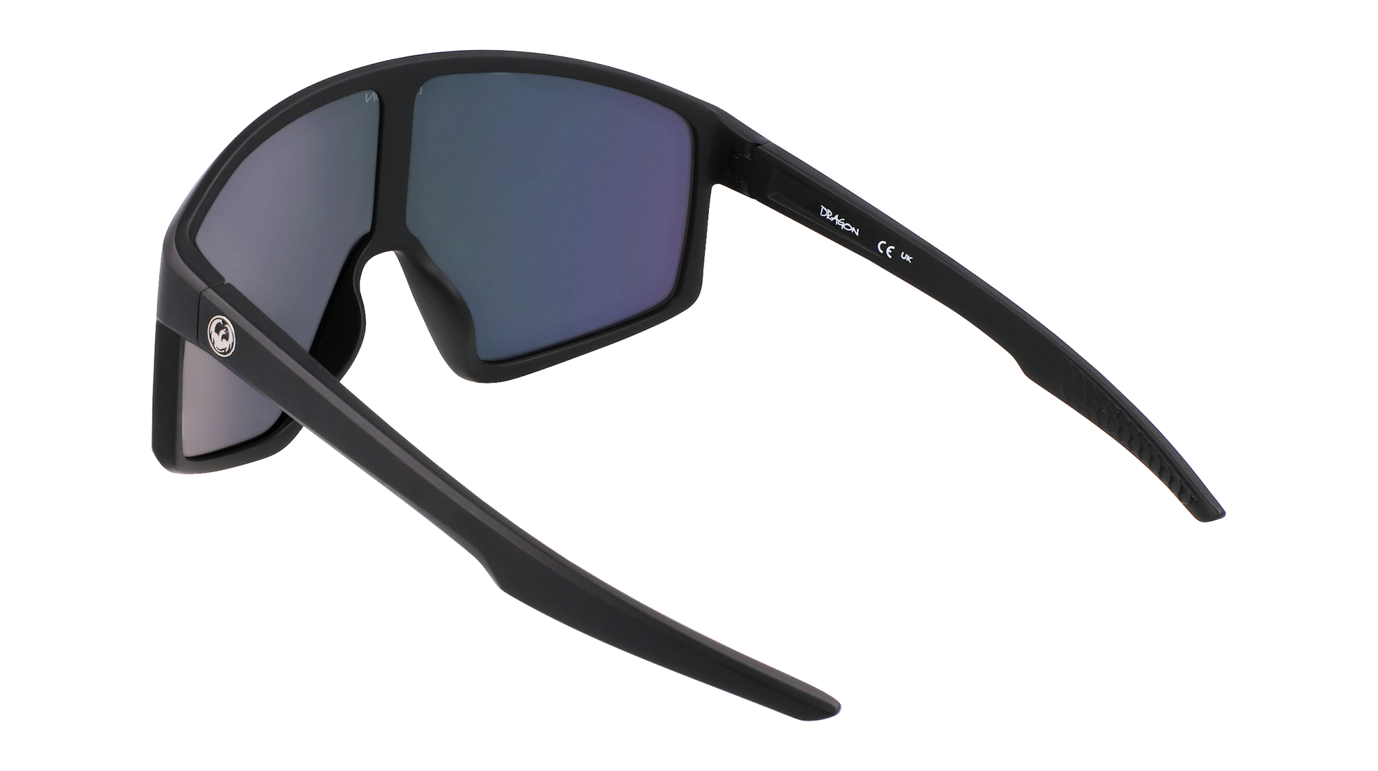 AMPED - Matte Black with Lumalens Red Ionized Lens