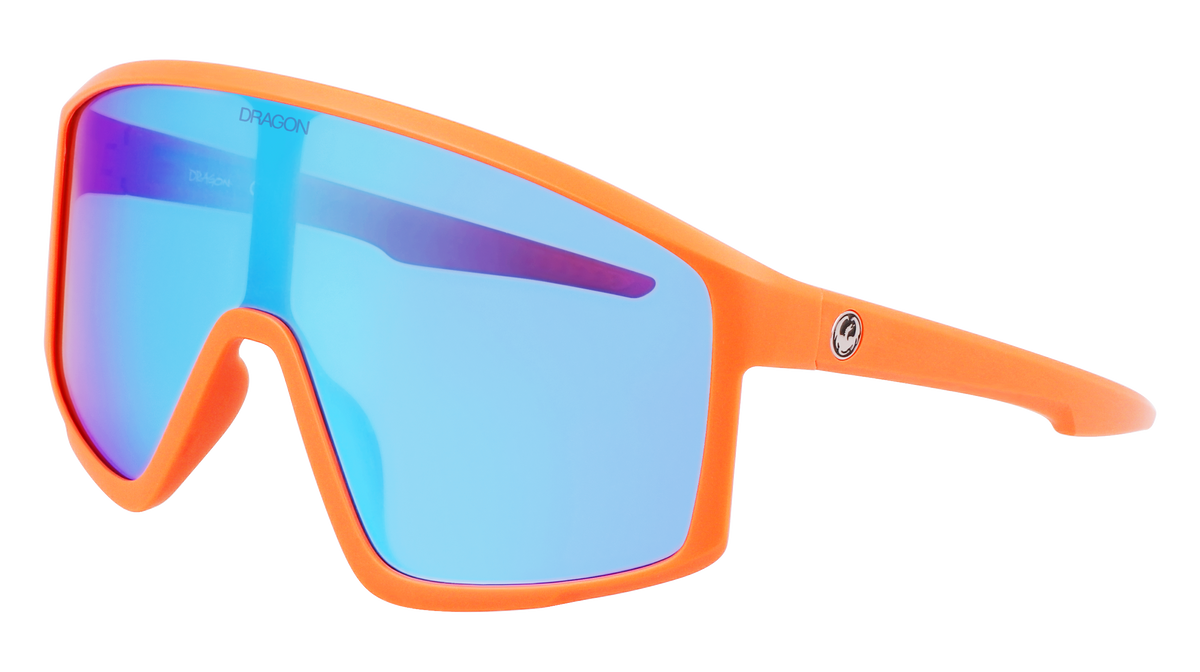 AMPED - Matte Flame with Lumalens Blue Ionized Lens