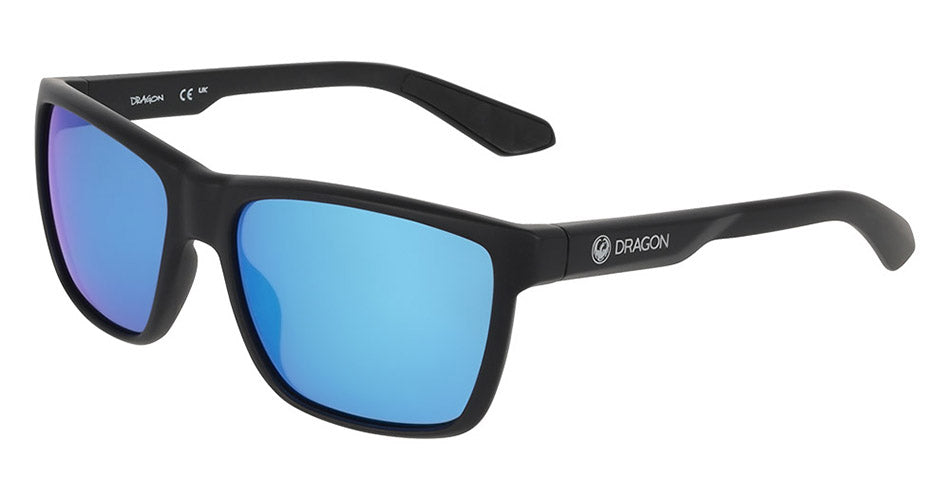 DALE - Matte Black with Lumalens Blue Ionized Lens
