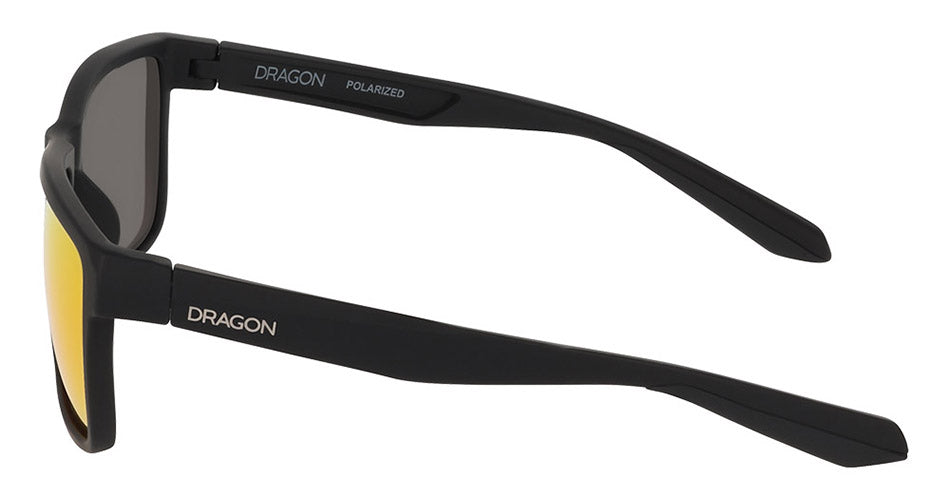 DRS1002 - Matte Black with Red Mirror Lens