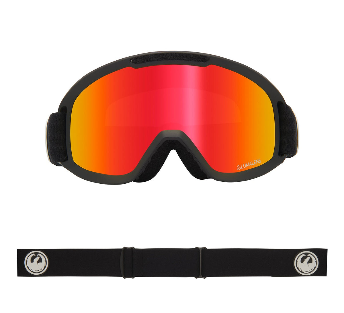 DX2 - Black with Lumalens Red Ionized & Lumalens Rose Lens