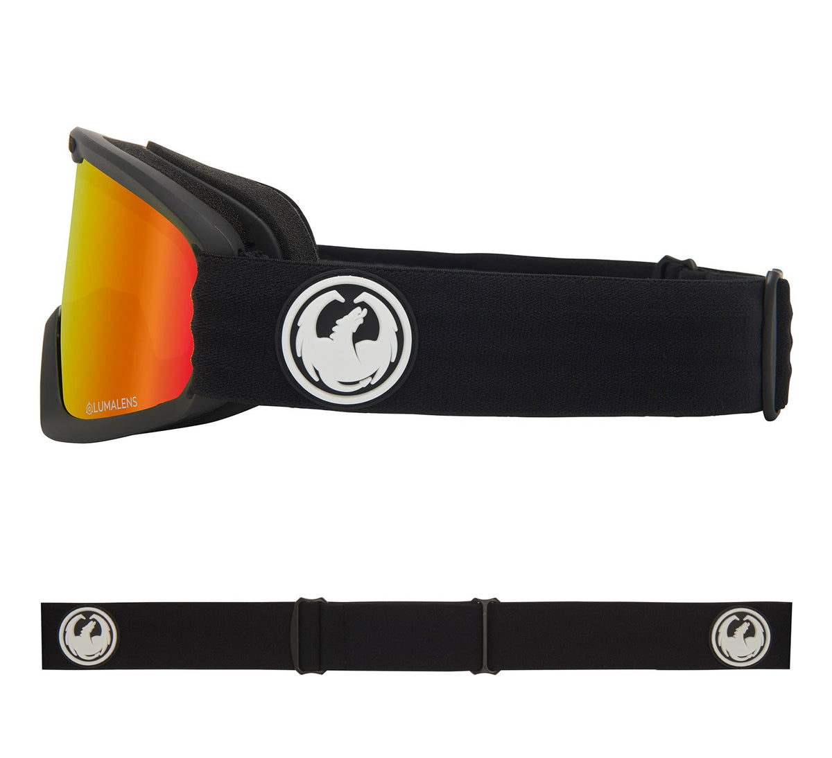 DX2 - Black with Lumalens Red Ionized & Lumalens Rose Lens