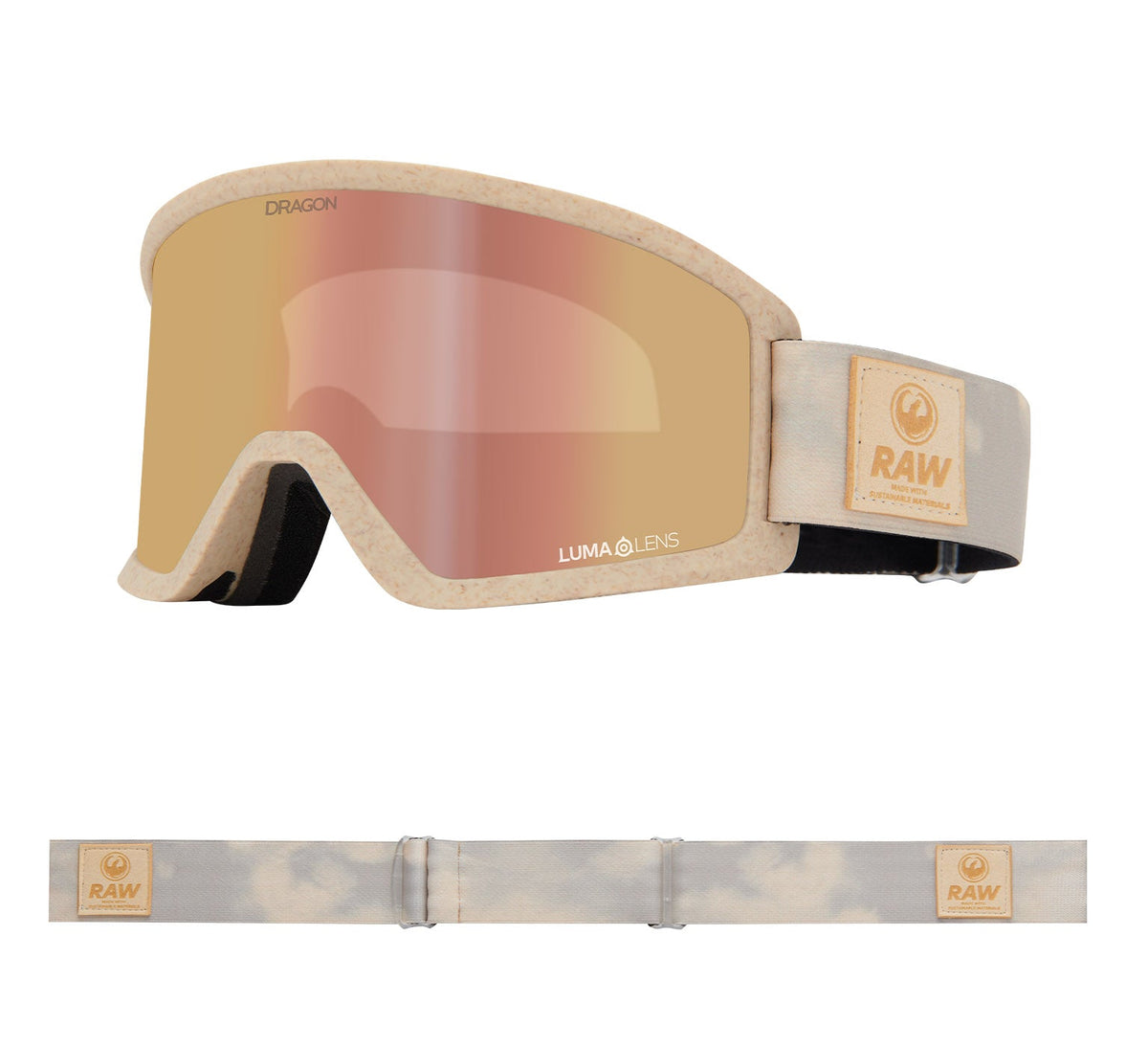 DX3 PLUS OTG - Raw with Lumalens Rose Gold Ionized &amp; Lumalens Light Rose Lens
