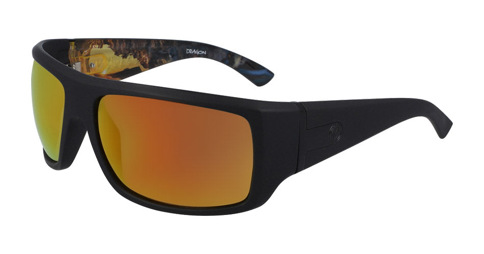 VANTAGE - Matte Black/Clark Little with Polarized Lumalens Orange Ionized Lens