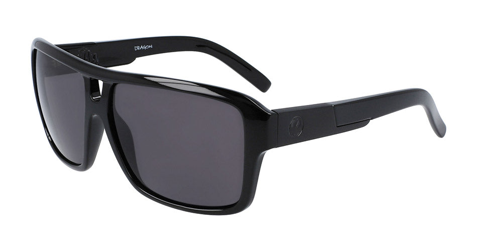 THE JAM - Shiny Black with Polarized Lumalens Smoke Lens