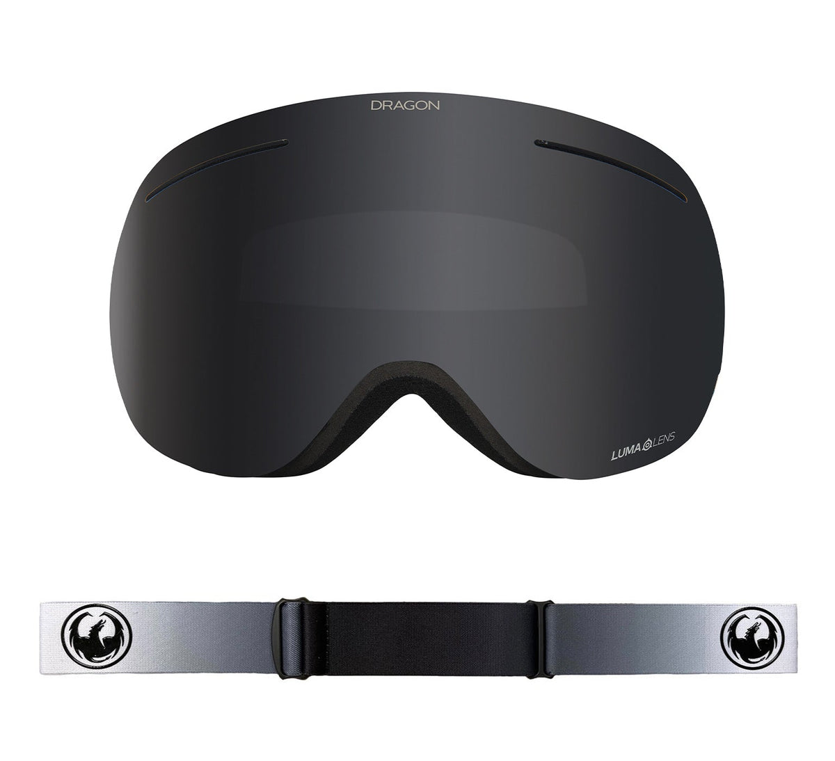 X1 - Fade Black with Lumalens Dark Smoke & Lumalens Flash Blue Lens