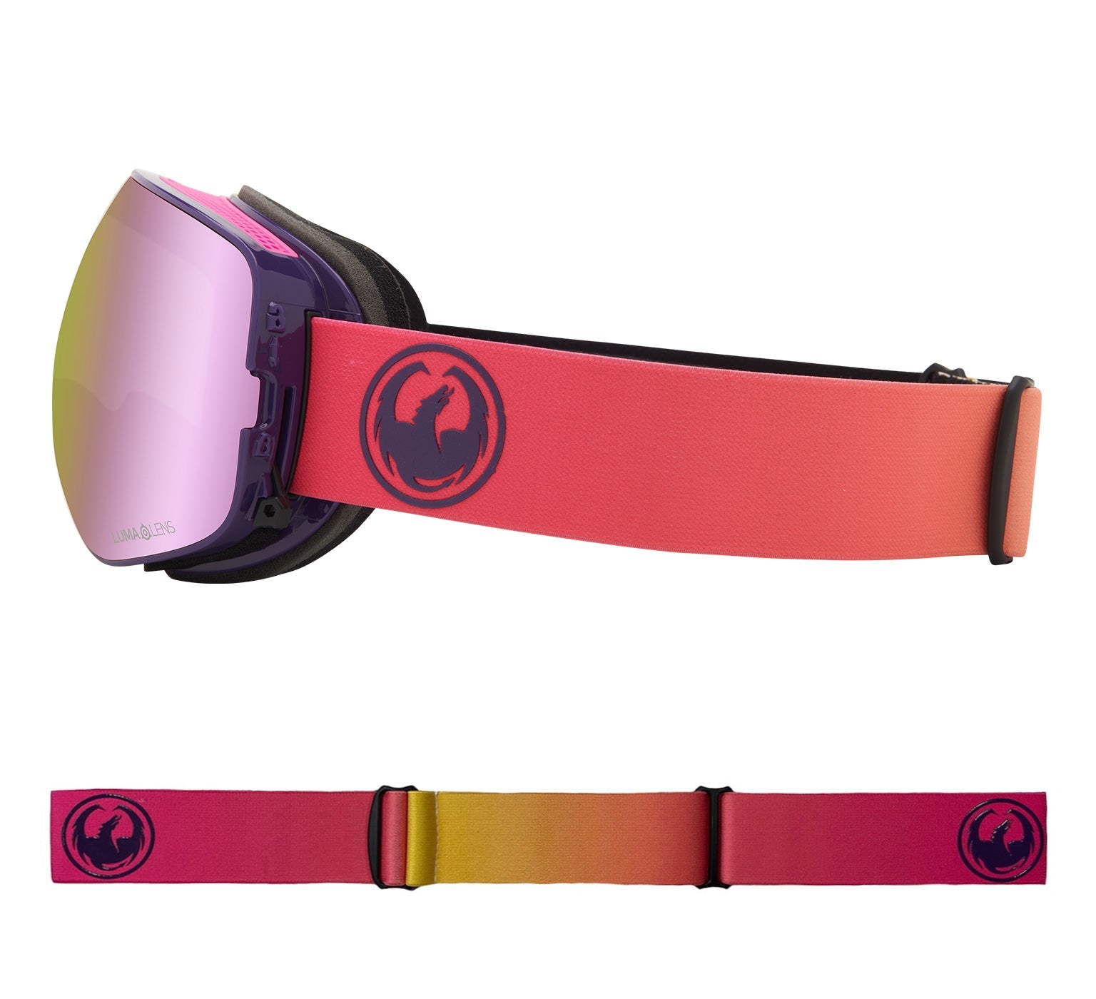 X2s - Fade Pink with Lumalens Pink Ionized & Lumalens Rose Lens