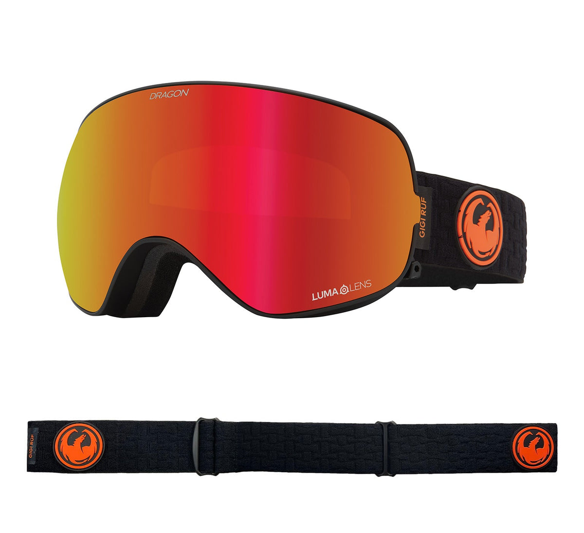 X2s - Gigi Ruf Signature 2020 with Lumalens Red Ionized &amp; Lumalens Light Rose Lens