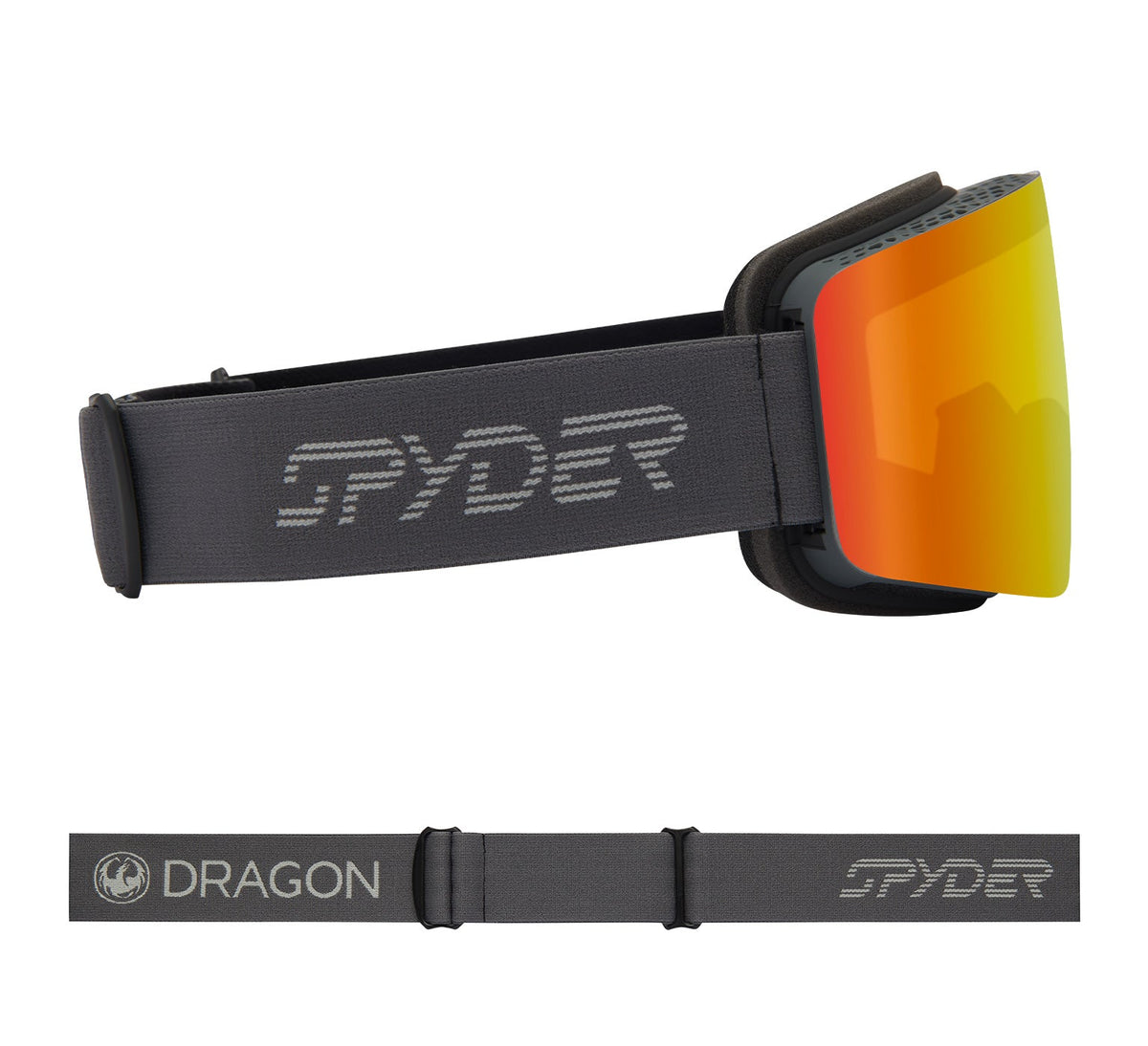 R1 OTG - Polar Grey Spyder Collab with Lumalens Red Ionized & Lumalens Light Rose Lens