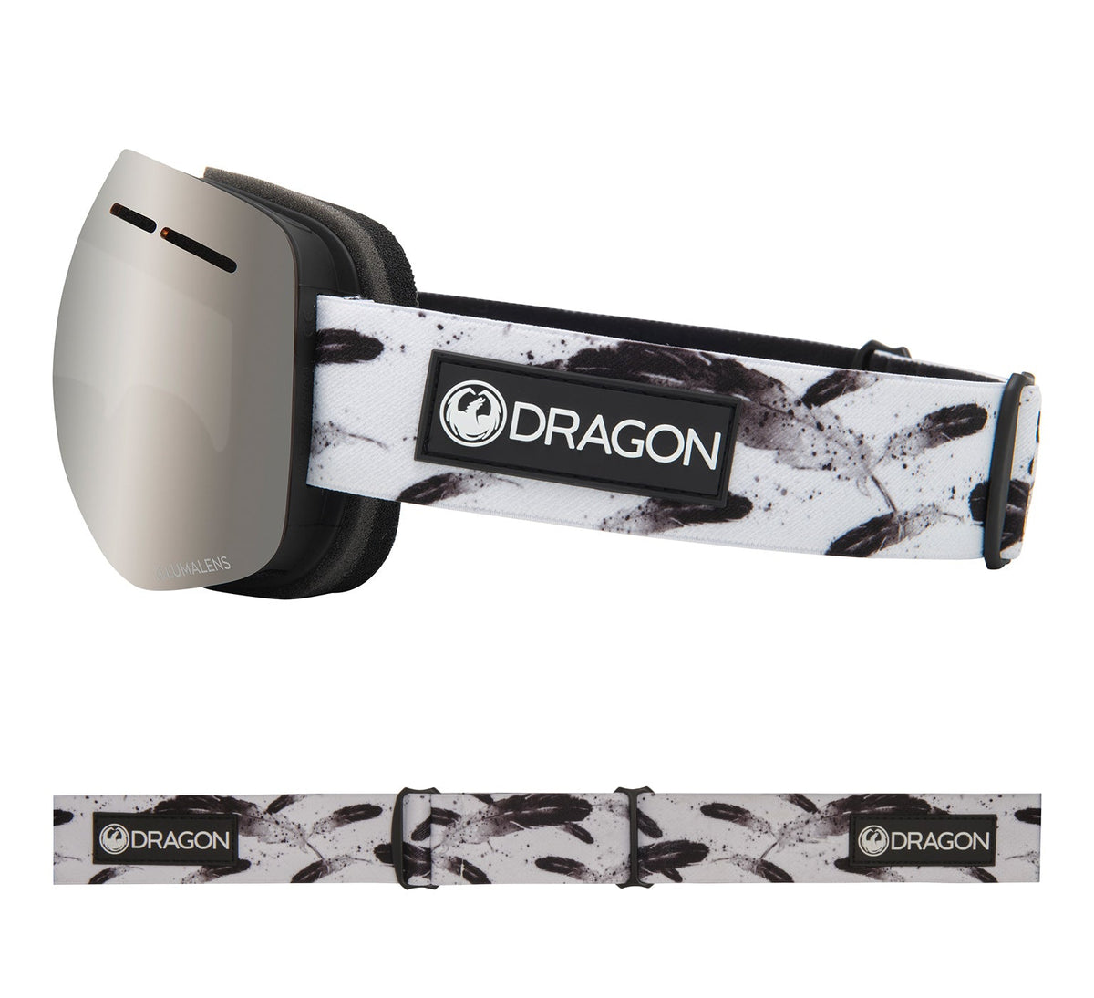 X1s - Feather with Lumalens Silver Ionized & Lumalens Flash Blue Lens