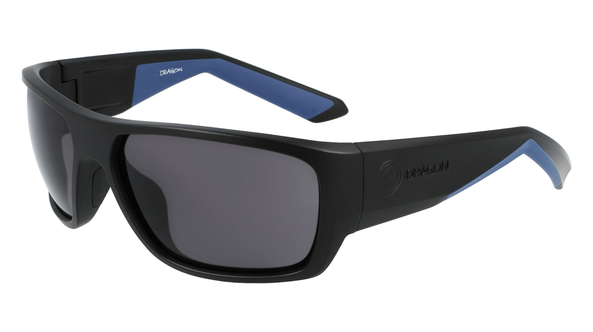 FLARE - Matte Black with Polarized Lumalens Smoke Lens